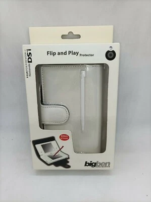 BIGBEN Pochette Blanc + Stylet Flip and play protector Neuf Nintendo DS DSI