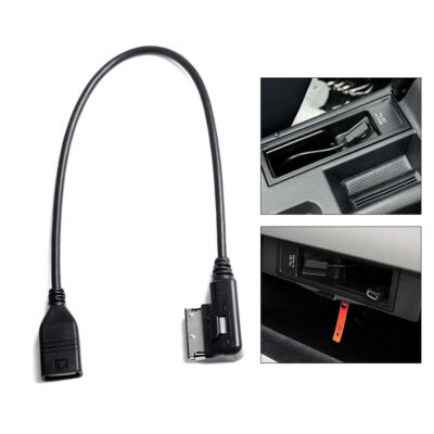 Car Audio Music Interface AMI MDI AUX to USB Flash Drive Cable for VW AUDI