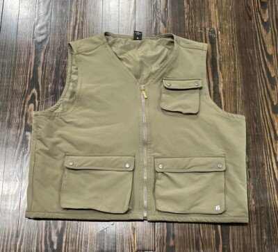 Fielder Bonobos Field Vest Men s 3XL Green Polyester Spandex