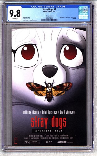 Stray Dogs #1 CGC 9.8 Image 2021 1st Print Cover B Silence of the Lambs 🐕🐾🐾