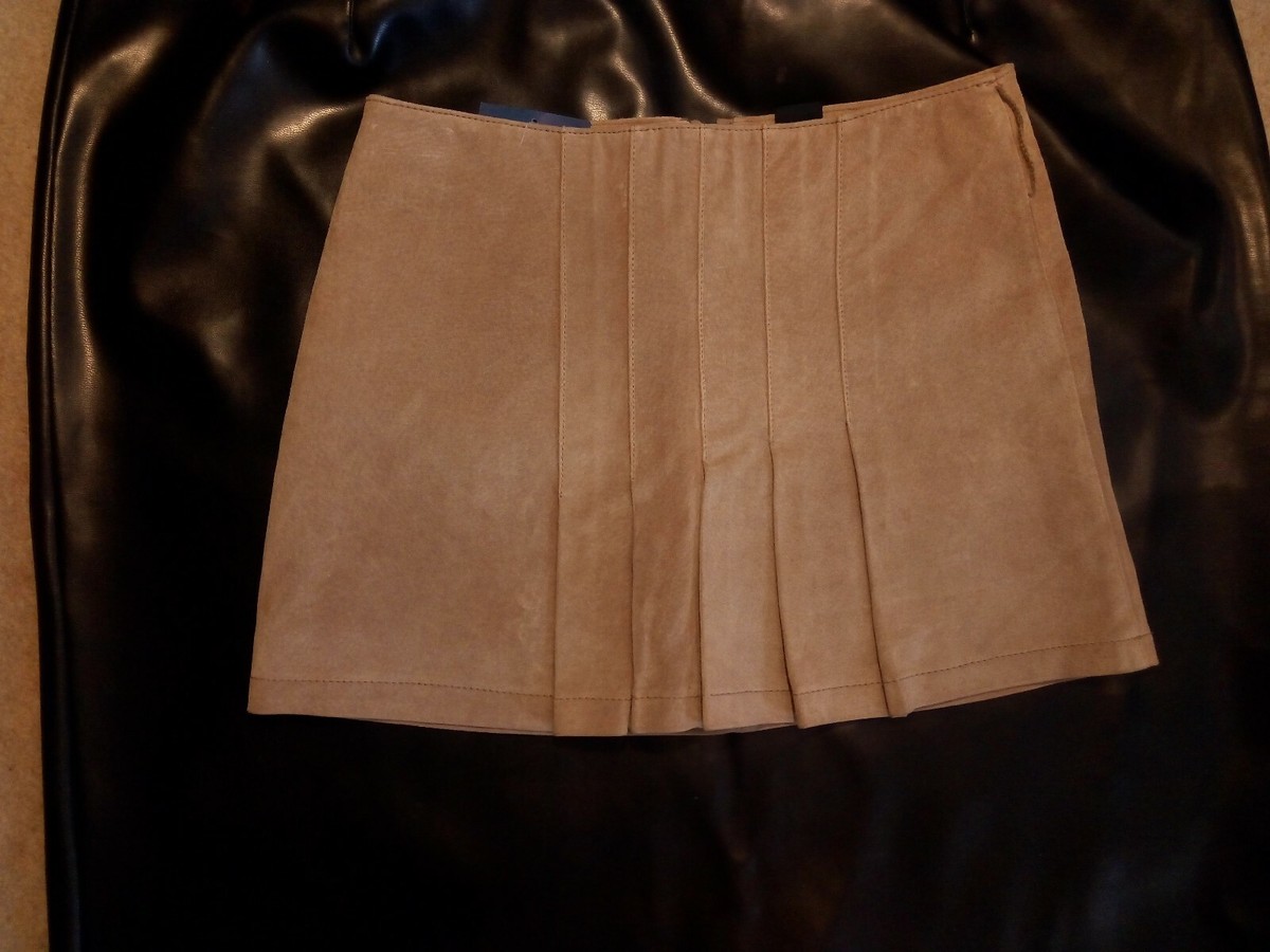 C&A CAMEL Soft REAL Suede LEATHER 12