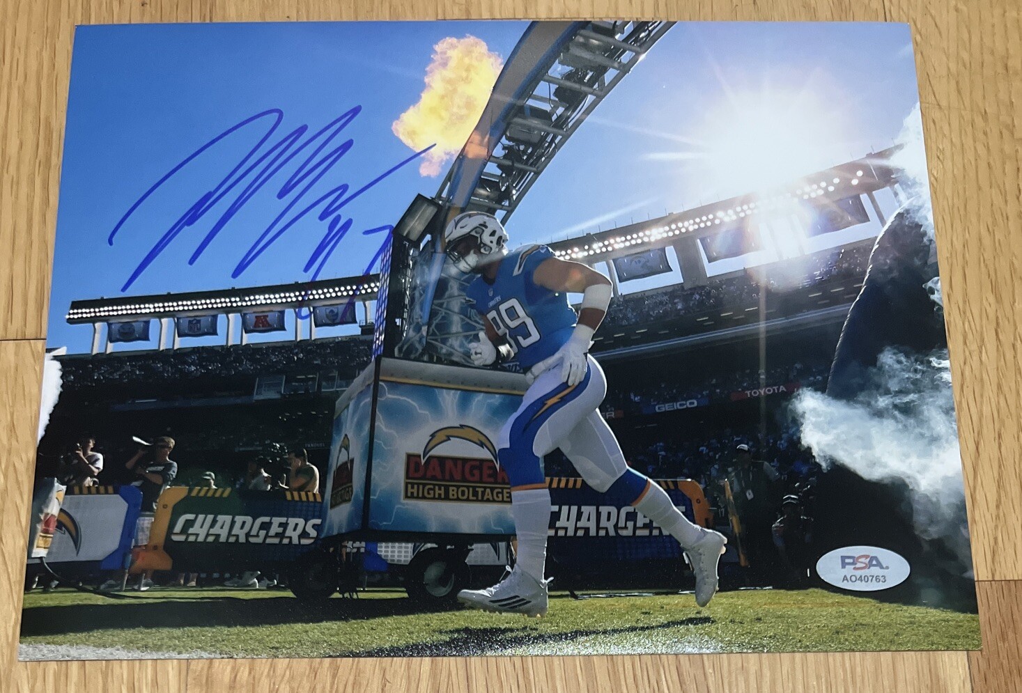 Joey Bosa Autographed Signed Auto 8x10 Photo PSA COA Rare 