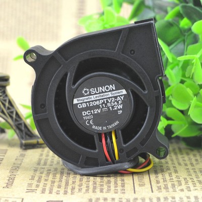 1PC   GB1206PTV2-AY   12v 0.11A 1.2w 6025 6CM New #T8*
