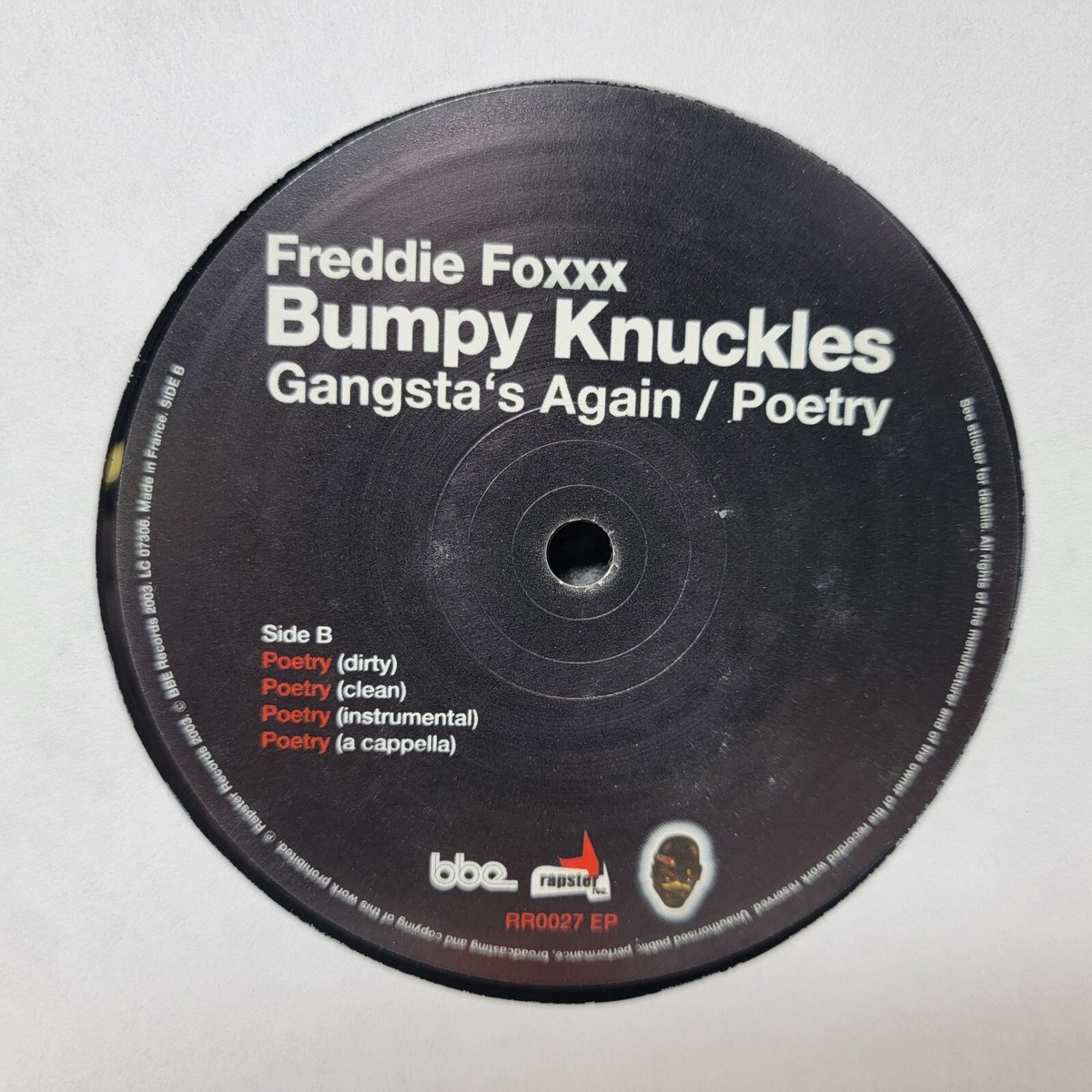 Freddie Foxx Bumpy Knuckles Gangsta's Again 12