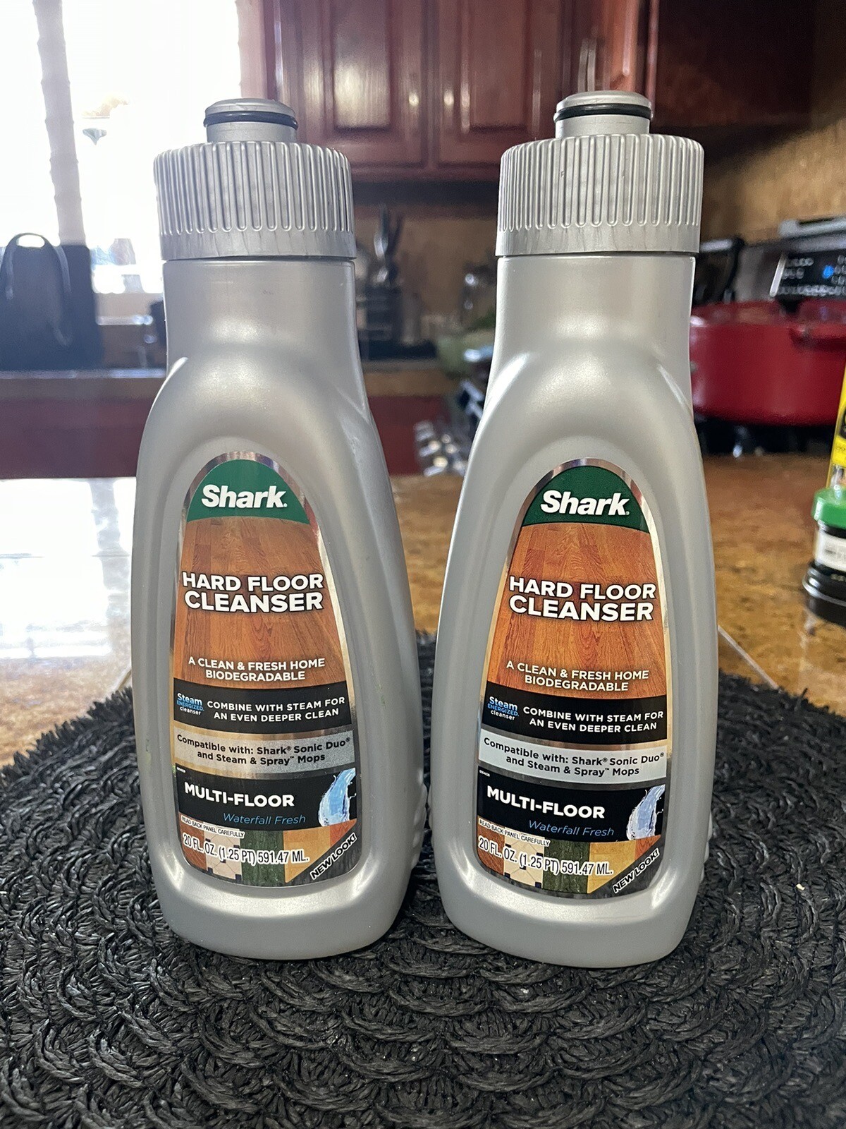 NEW Shark Hard Floor Cleanser MultiFloor 20oz Sonic Duo Mop Waterfall