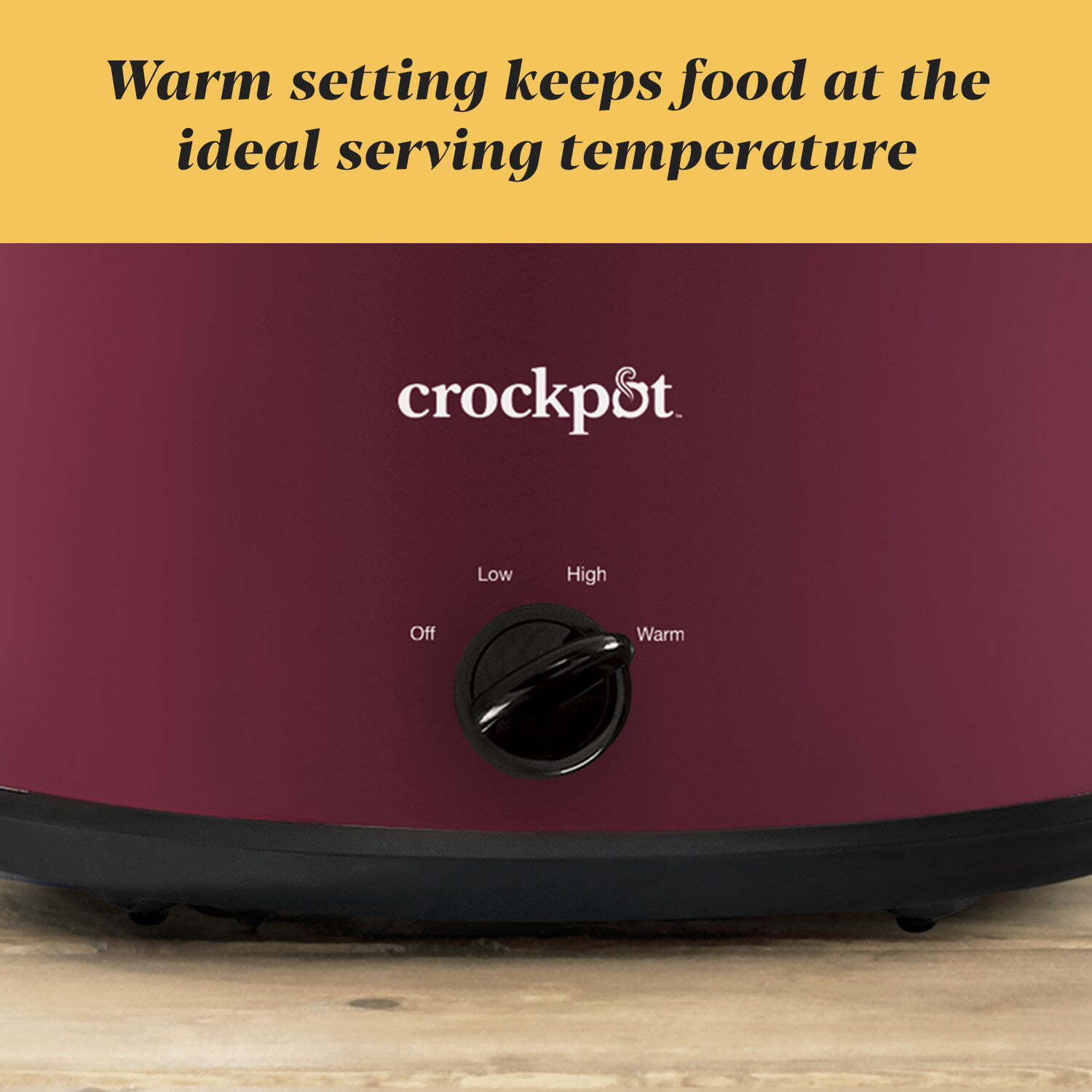 Crock-Pot 8-Quart Manual Slow Cooker, Rhubarb