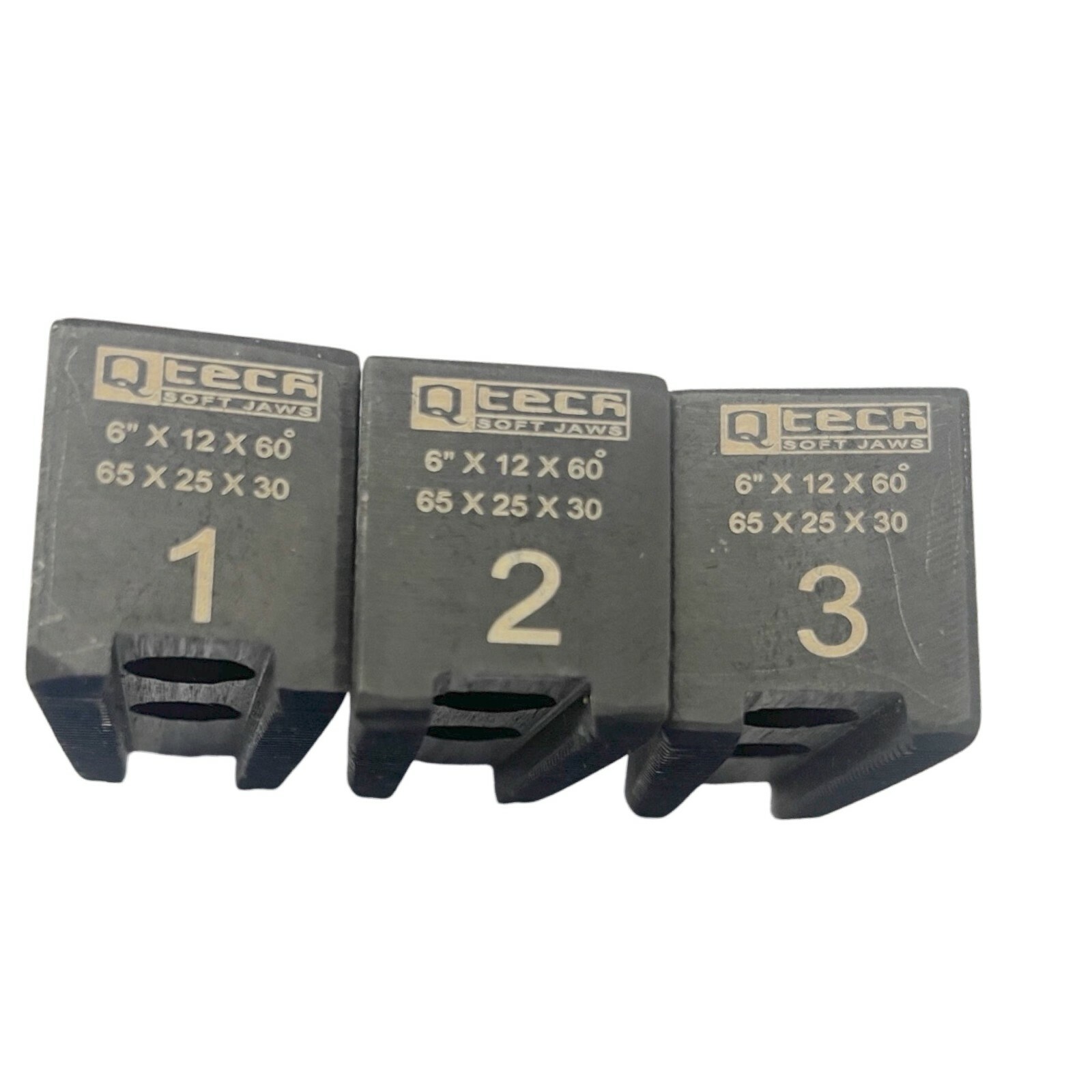 Lathe Soft Jaws 6" x 30mm x 120° 1.5MMX60* Serration eBay