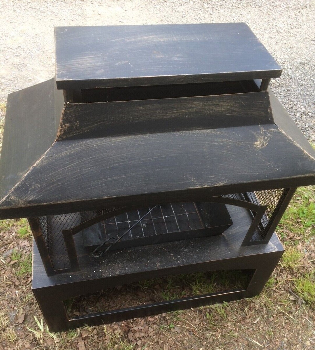 Gardenline Outdoor Log Burner - great condition (Yorkshire) | eBay