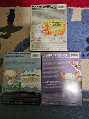 Pinky and the Brain - Vols. 1-3 (DVD, 2007, 12-Disc Set
