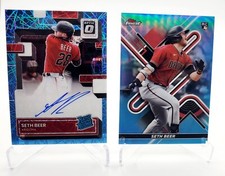 2022 Optic RRS-SB Seth Beer Teal Velocity Auto /99 RC Rookie + Topps Finest /300