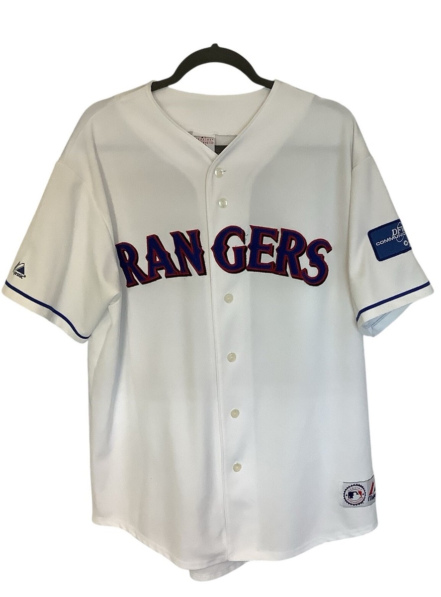 Vintage Texas Rangers Authentic Majestic Sewn Jersey Adult Size XL 