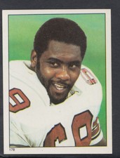 Topps 1981 American Football Sticker No 178 - Rush Brown - Cardinals (T438)