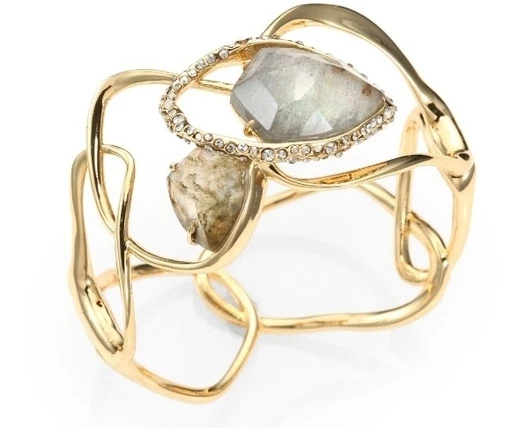 Alexis Bittar Miss Havisham Hyperion Two Tone Orbiting Aura Cuff  RV$295