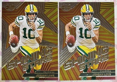 2023 Panini Illusions Jordan Love #11 Shining Stars Green Bay Packers X2!