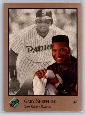  1992 Studio Baseball #108 Gary Sheffield - San Diego Padres 