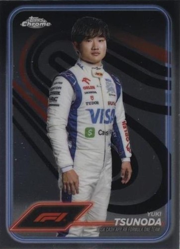 2022 Topps Formula 1 Chrome Base 61 Yuki Tsunoda - Scuderia