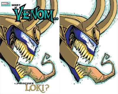 What If Venom #1 Matthew Waite Loki Variant Cover Set (A&B) Marvel Comics 2024