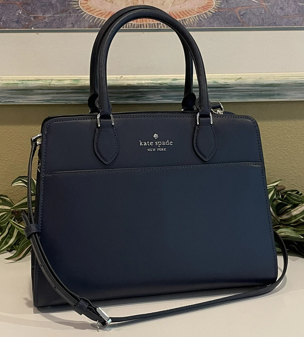 Handbag Kate Spade Blue in Cotton - 14960505