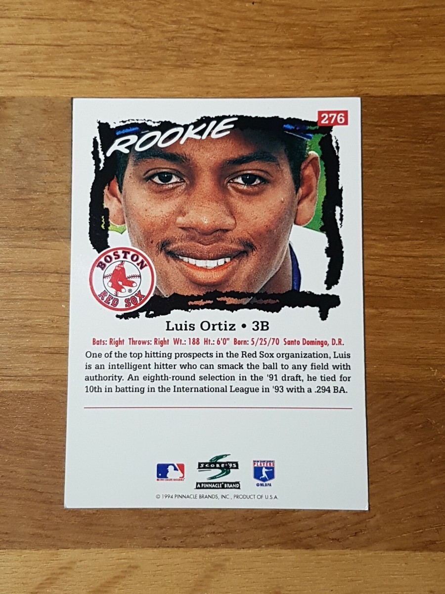 Score '95 Baseball Card - Rookie #276 Luis Ortiz - Boston Red Sox