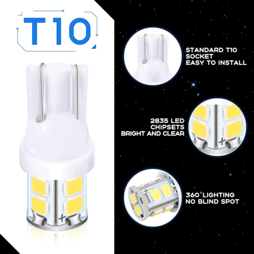 Kit de 20 bombillas LED interiores domo matrícula luces para Honda Toyota - Imagen 9 de 12