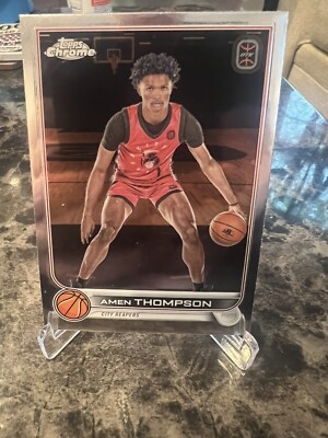 Amen Thompson 2022-23 Topps Chrome OTE Base #79 City | eBay