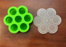 Multi Portions Baby Food Container Silicone Dome Tube Mold for Cake Candy or Ice
