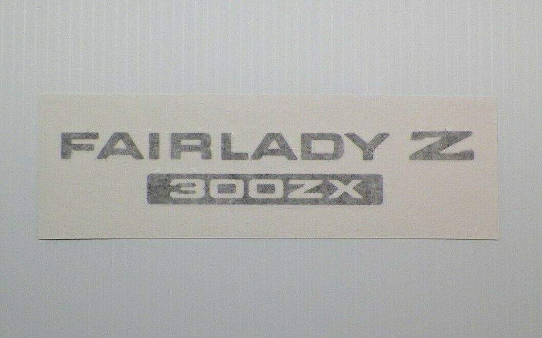 31♡ New 1987-1989 Z31 FairLady Z 300ZX JDM Rear Badge Decal