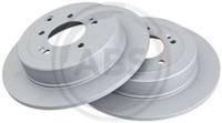 2X A.B.S. 18570 Bremsscheibe Hinten FüR Hyundai Kia