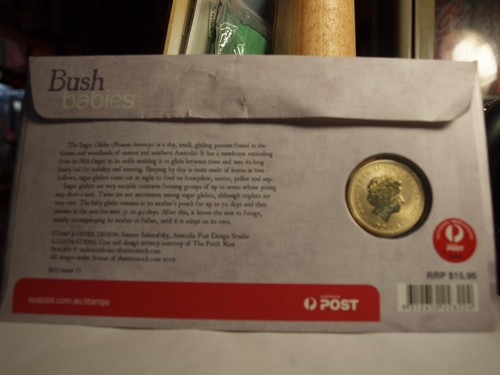 PNC Australia 2011 Australian Bush Babies SUGAR PLANEADOR Perth Como Nuevo $1 Moneda - Imagen 5 de 8