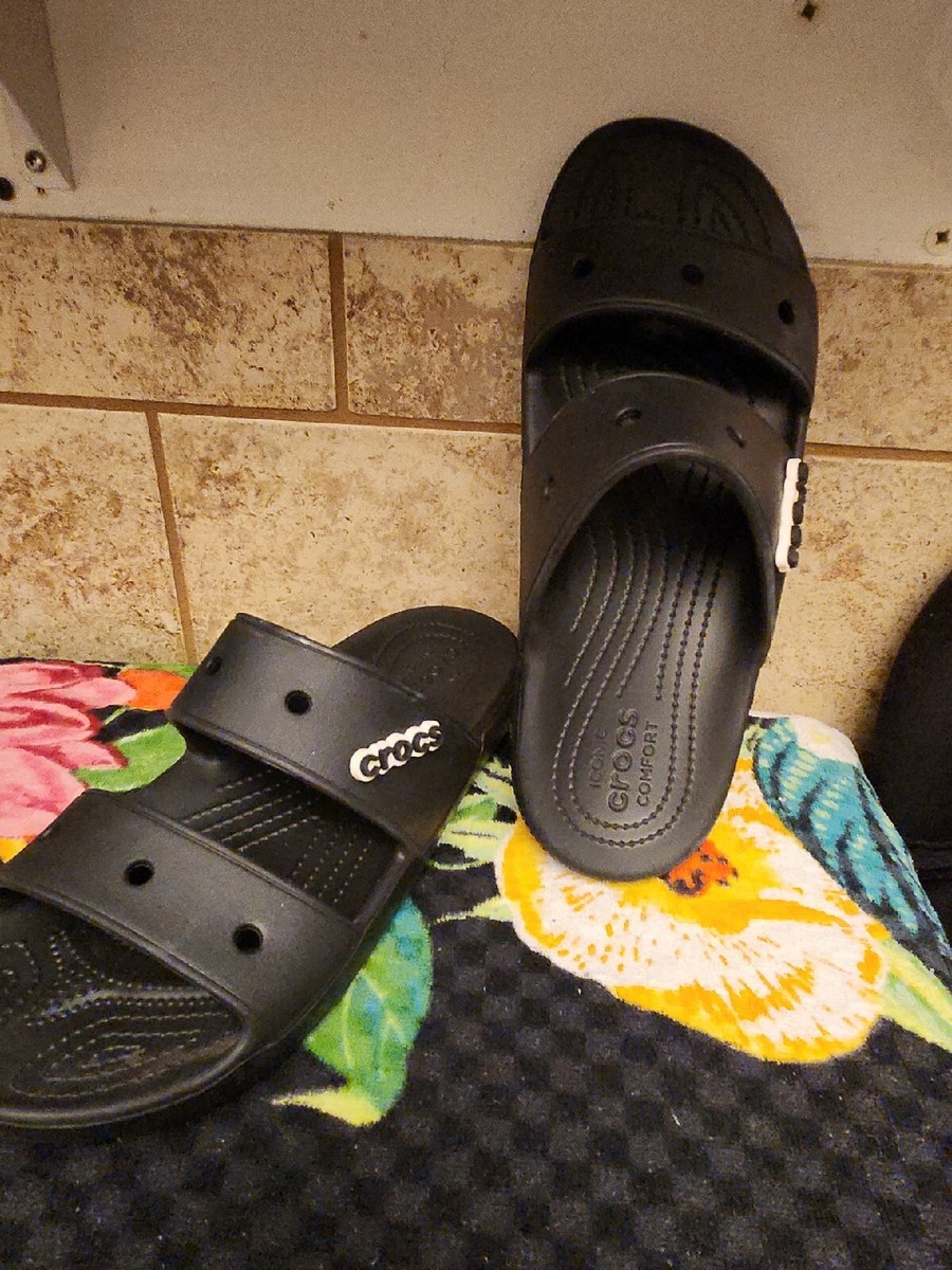 CROCS::サンダル:M10 W12[RESALE] Crocs Classic Unisex Sandals - Black M10/W12 | eBay