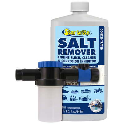 Star brite Salt Remover Kit   Cleaner, Engine Flush & Applicator Included