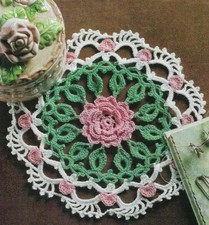 PERFECT LITTLE DOILY 8" HOME DECOR DIGEST SIZE CROCHET PATTERN INSTRUCTIONS