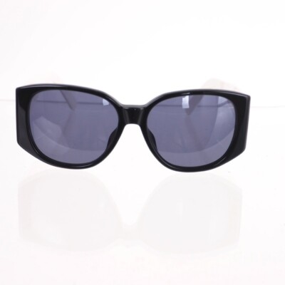 Vintage Chanel Extra Wide Temple White Black Sunglasses. NFV6846