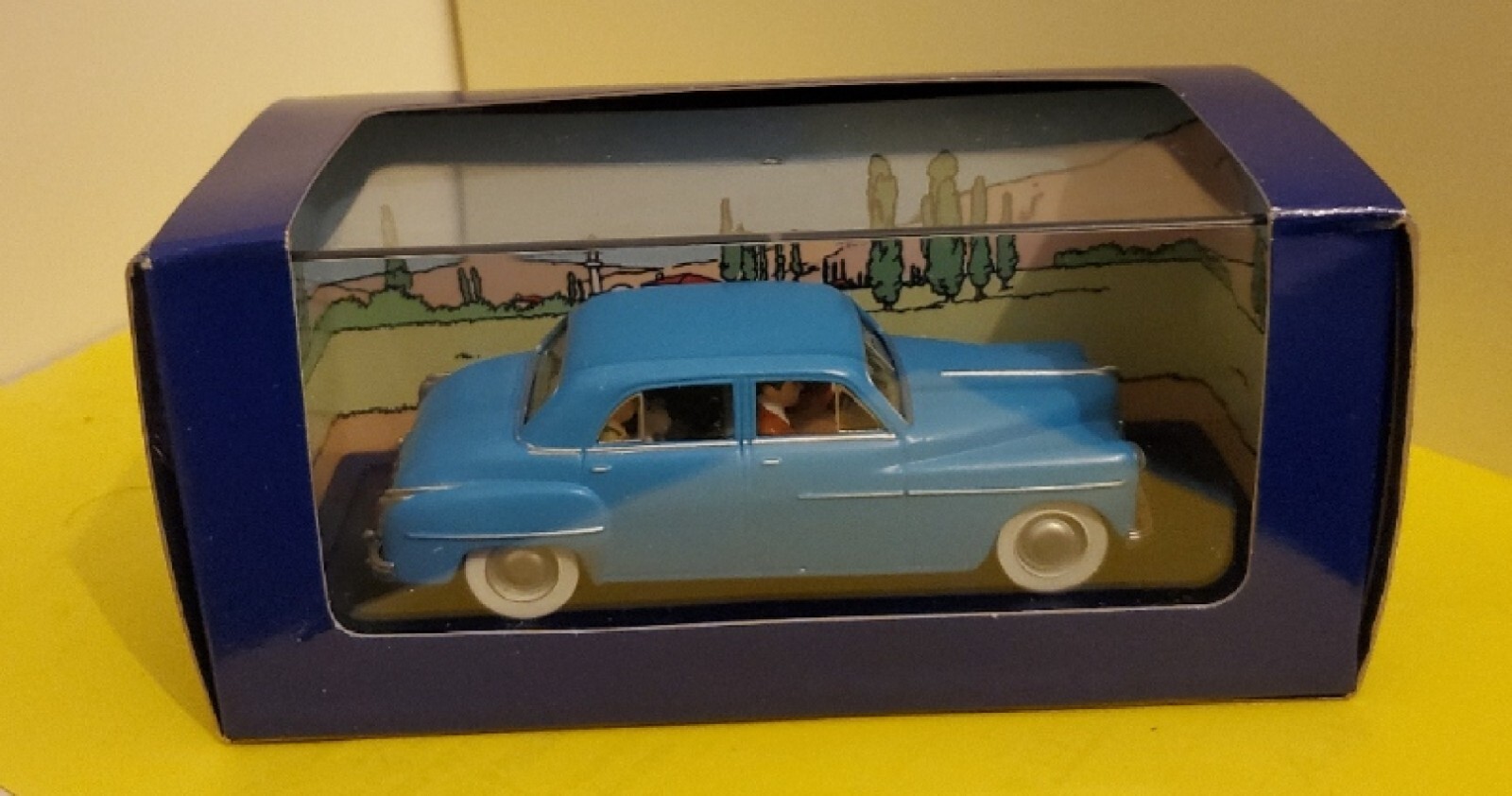 Cadeau bédéphile voiture Tintin Dodge Coronet 1949 Atlas miniature 1/43 neuve