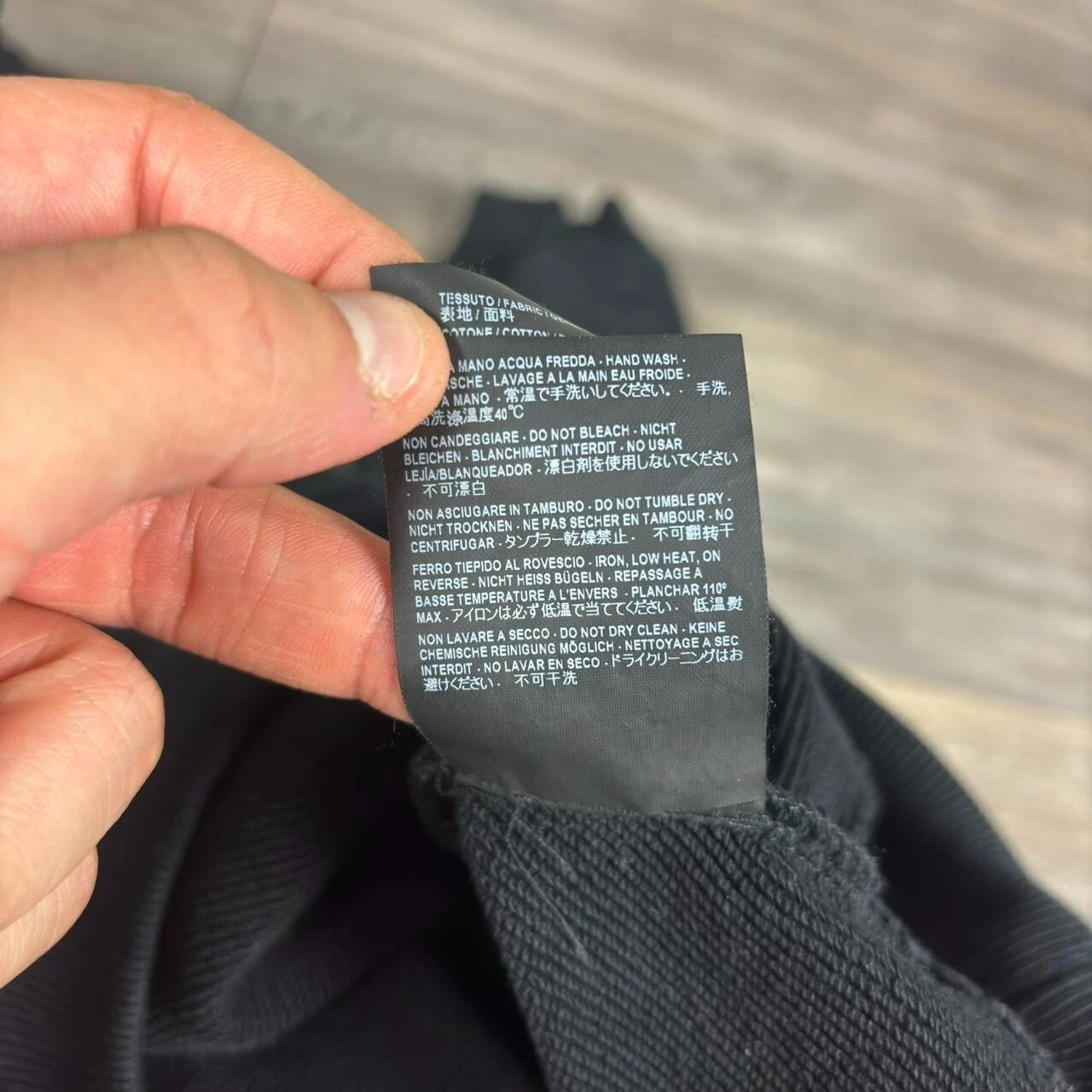 Felpa con cappuccio Balenciaga cropped city