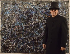 Jackson Pollock inspired ￼Painting, 72” X 56” Acrylic, Abstract, POP Art, Modern