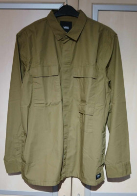 Vans Classic Fit Hemdjacke  ,Größe L, langarm olivgrün  Y