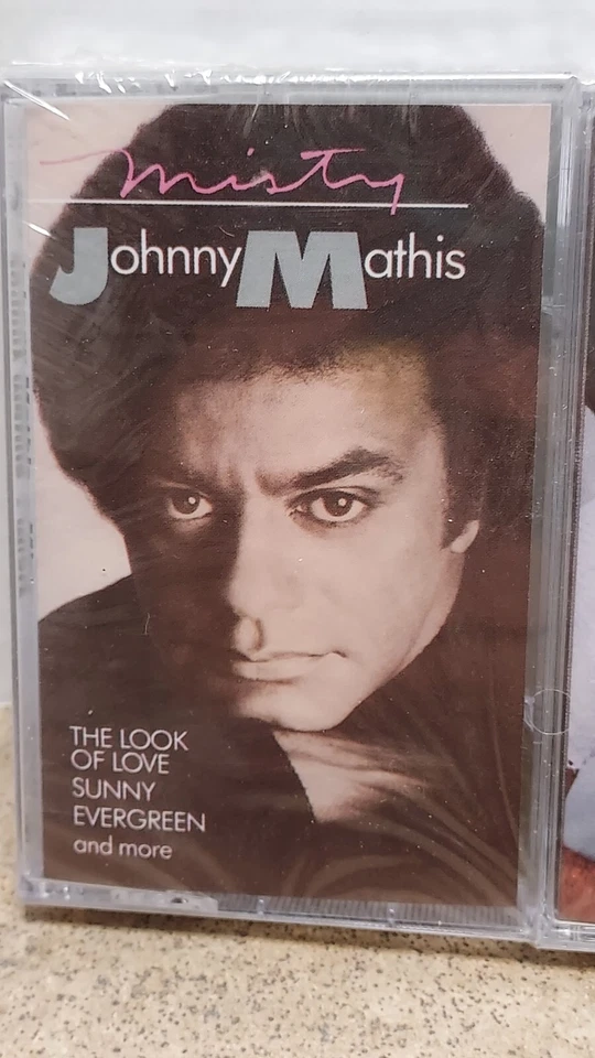 Johnny Mathis Cassette Tapes NEW SEALED 70's Wonderful, Misty, Sunny 2PC VTG SET - Image 4 of 4