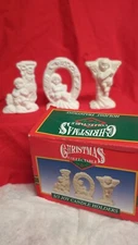 CHRISTMAS JOY CANDLE HOLDER SET