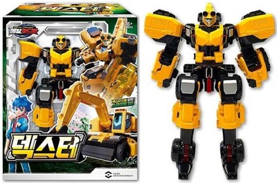Dexter Excavator Metal Cardbot Transformer Action Figure TV