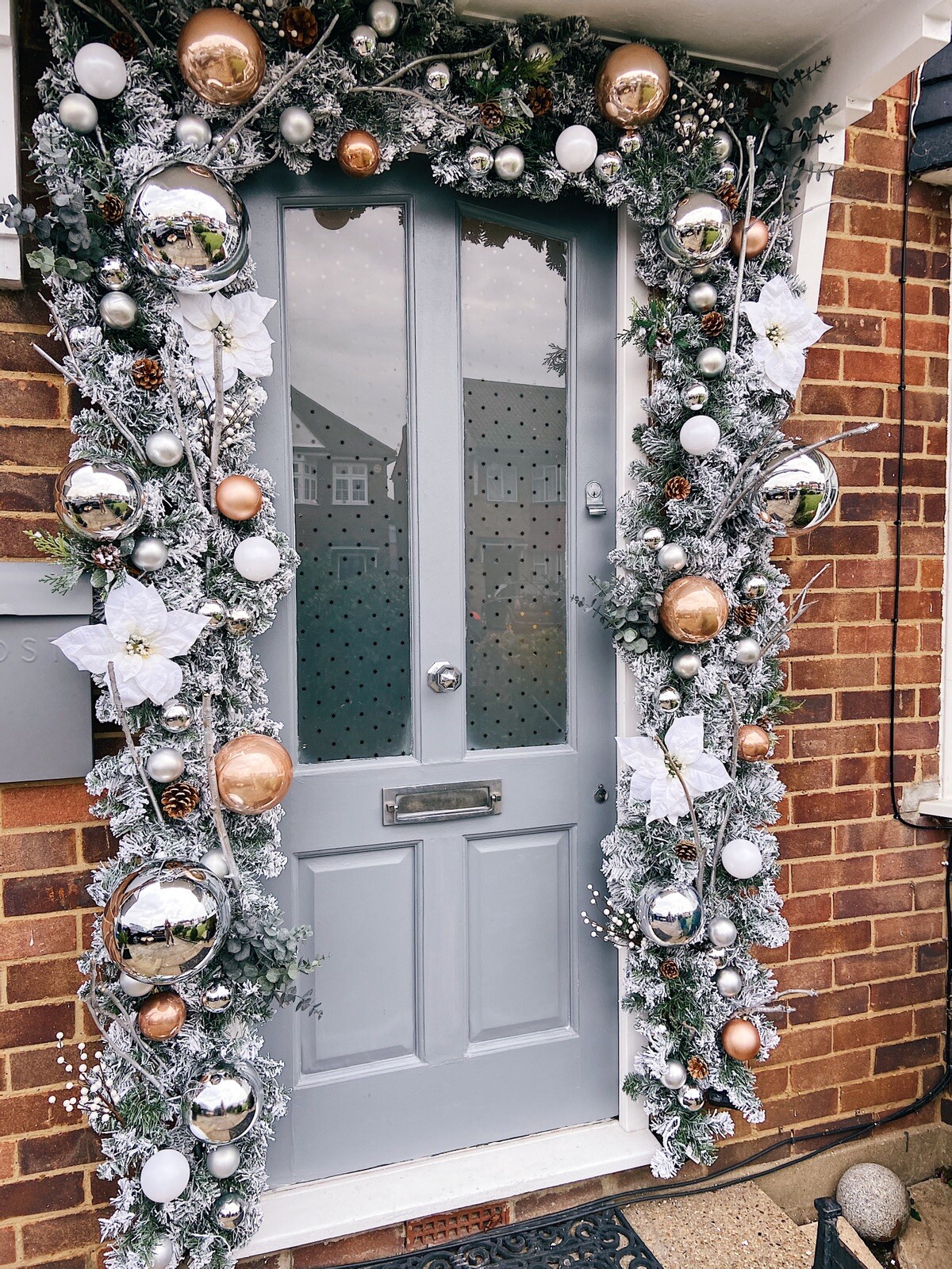 CHRISTMAS DOOR ARCH GARLAND RUNNERS WREATH eBay