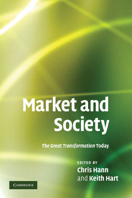 Market and Society The Great Transformation Today Hann Hart Paperback