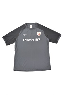 Umbro Athletic Bilbao Gray Training Football Soccer Jersey Shirt