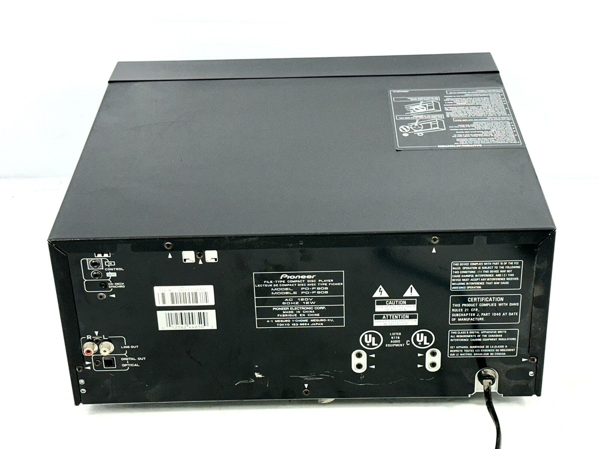 Pro Refurb Pioneer PD-F908 File Type Compact Disc Player-101 CD