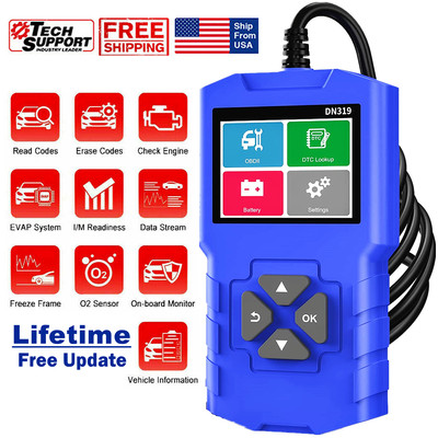 Car Engine OBD2 Code Reader Scanner Battery test Automotive Diagnostic Tool