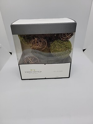 Threshold Decorative Vase Filler Twig & Wrapped Moss 8 Pieces