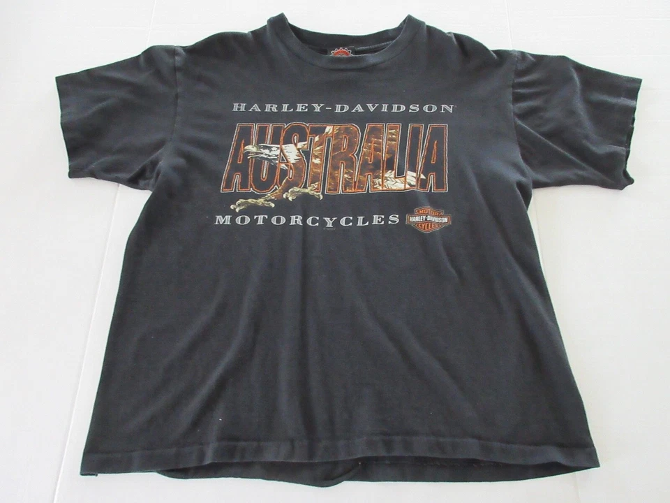 Camiseta De Colección Harley Davidson Brunswick Australia Talla Grande Foto 3 de 4