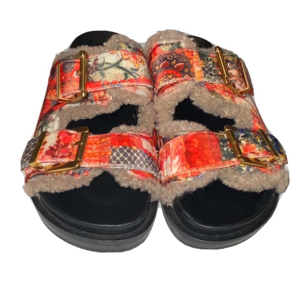 AEROSOLES Aware LAURA ASHLEY La Olivia Sandals Size 6 Velvet Soft Comfy Orange