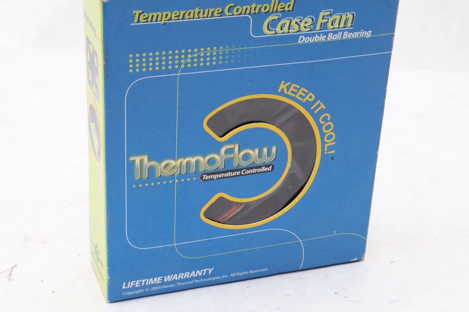Vantec ThermoFlow TF8025 8CM Case Fan 80mm Computer PC - Image 3 of 4