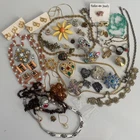 Vintage + Modern 64pc Costume Fashion Jewelry Mixed Lot Some Signed Wearable